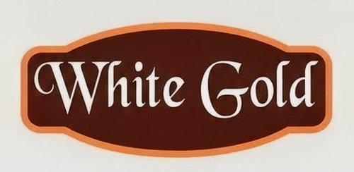 White Gold Milk + FAT Logo - Milk + Fat Pashuaahar